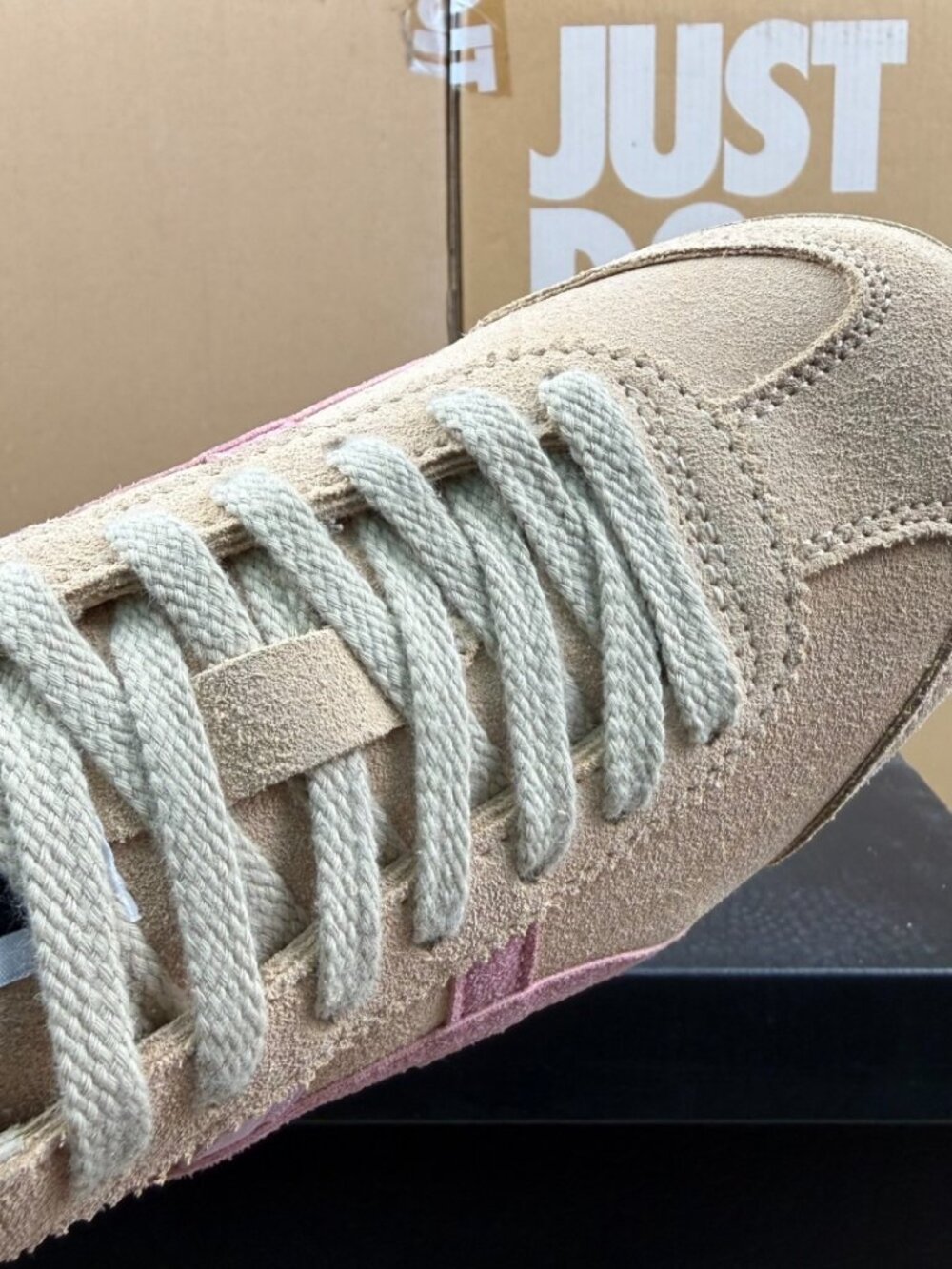 Onitsuka Tiger x Patou Mexico 66 Suede Pink Beige Women's - Picture 8 of 9